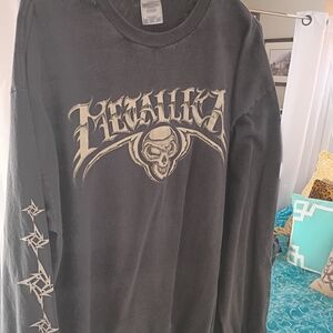 Metallica Vintage Black Long Sleeve Graphic Shirt